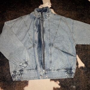 Stylish Light Blue Denim Jacket for Women